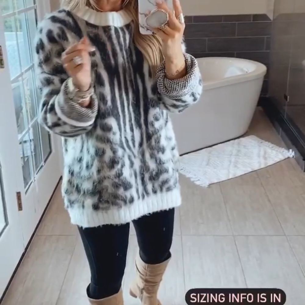 Nordstrom BP Animal Print Sweater